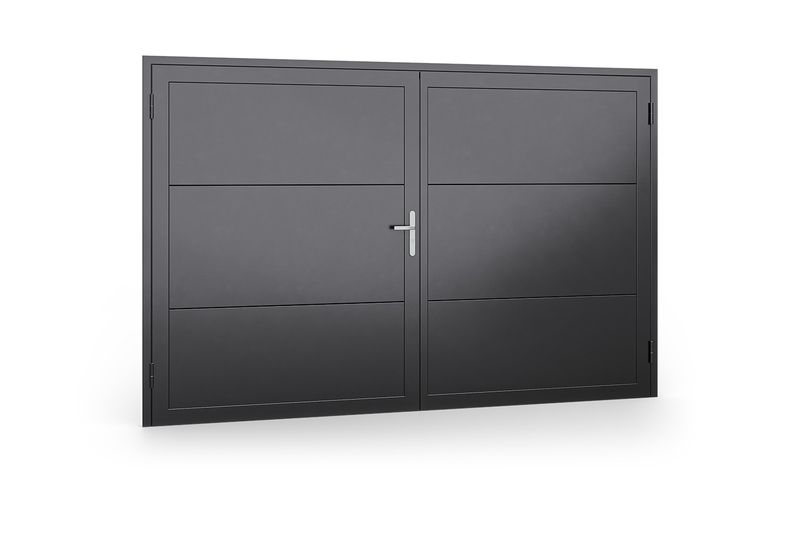 Presto Stahldrehtor in schwarz