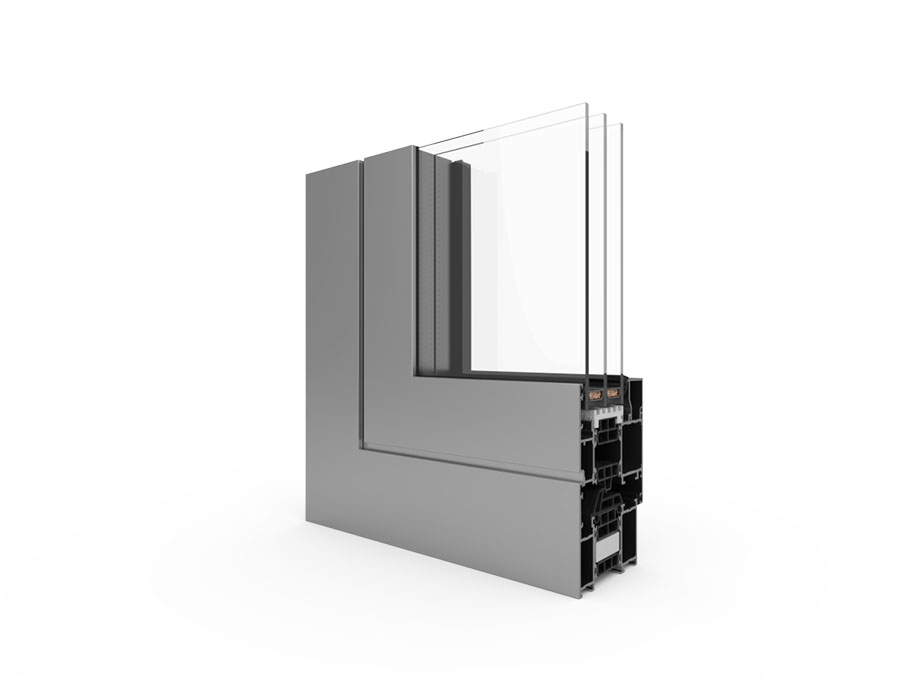 Aluminiumfenster Modell Superial