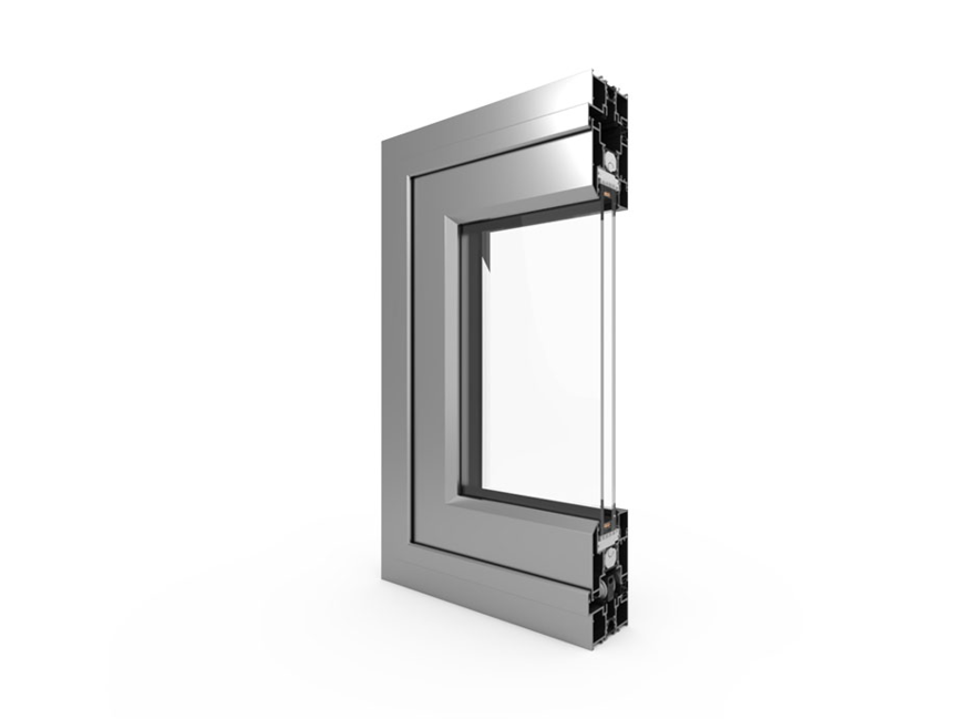 Panorama-System aus wärmegedämmten Aluminiumprofilen