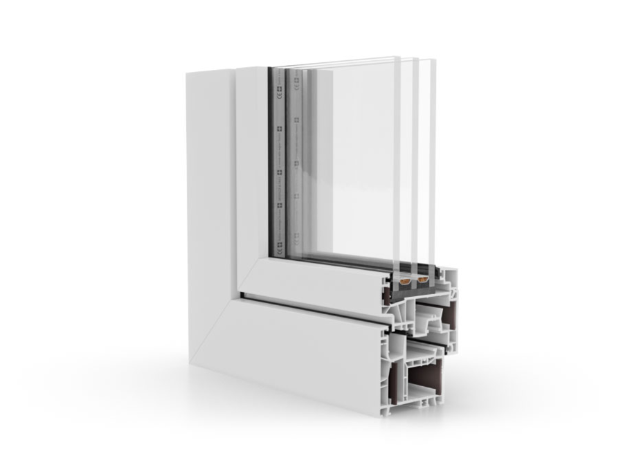 Energeto Neo Aluminiumfenster mit flächenbündigem Design