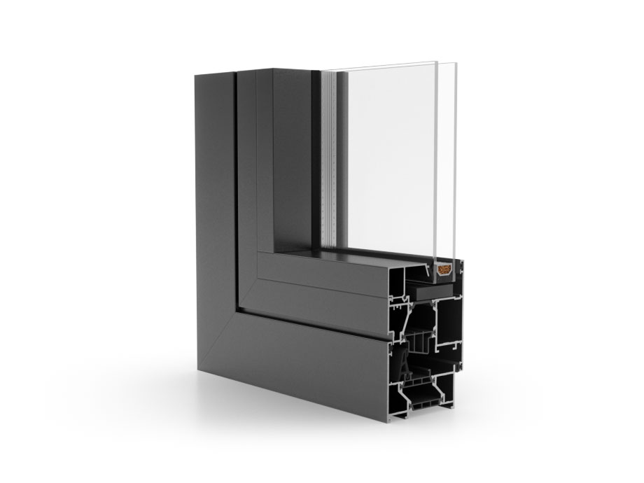 Aluminiumfenster Modell MB-79N Casement