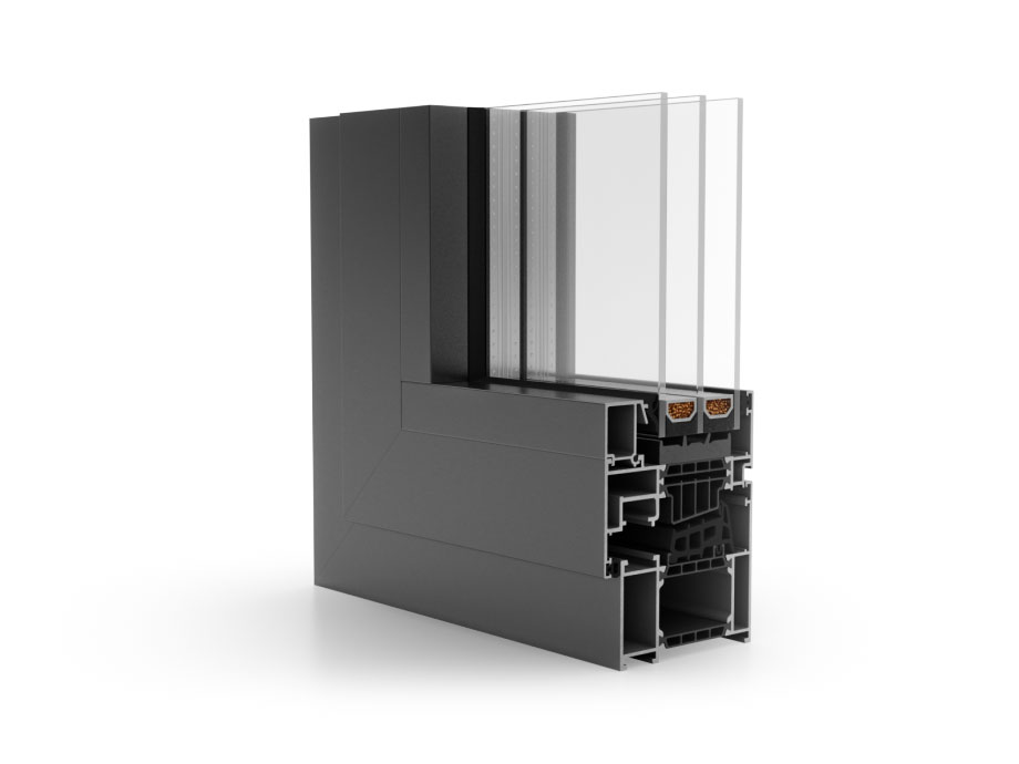 Aluminiumfenster Modell MB-86N